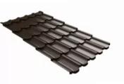 Металлочерепица GL Kvinta Plus 3D 0,5 Satin Matt TX RR 32 темно-коричневый – Купить оптом и в розницу