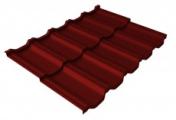 Металлочерепица GL Kvinta Uno 0,5 Rooftop Matte (Стальной Бархат) RAL 3011 коричнево-красный – Купить оптом и в розницу