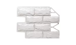 Фасадная панель Fineber БЛОК Молочно-белый. Артикул: 47499
