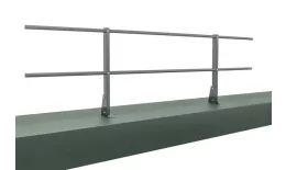 Ограждение кровельное д/парапета на плоскую кровлю RAL 7004 (2,0х0,6м). Цена: 3.448 руб. Артикул: 44344