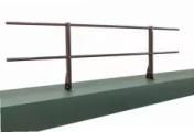 Ограждение кровельное для парапета на плоскую кровлю RAL 8017(2,0х0,9м) – Купить оптом и в розницу
