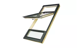 Окно однокамерное (ручка снизу) дерево FDY-V U3 duet prosky 94х206см Fakro. Цена: 154.126 руб. Артикул: 47585