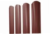 Штакетник Grand Line Slim Полукруглый фигурный 0,5 Velur RAL 3009 Оксидно-красный – Купить оптом и в розницу
