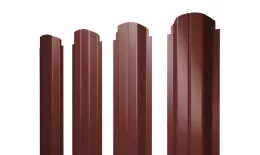 Штакетник Grand Line П-образный А фигурный 0,5 Satin RAL 3009 Оксидно-красный. Цена: 116 руб. Артикул: Pobr_Krug_78
