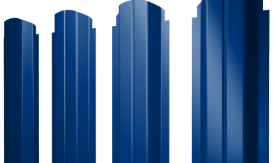 Штакетник Grand Line П-образный B фигурный 0,45 PE RAL 5002 Ультрамариново-синий. Цена: 103 руб. Артикул: Pobr_Krug_140