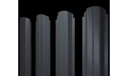 Штакетник Grand Line П-образный А фигурный 0,5 Rooftop Matte Стальной бархат RAL 7024 Мокрый асфальт. Цена: 145 руб. Артикул: Pobr_Krug_72