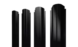 Штакетник Grand Line П-образный А фигурный 0,5 Satin RAL 9005 Черный. Цена: 112 руб. Артикул: Pobr_Krug_87