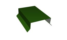 Парапетная крышка прямая 100мм 0,45 PE с пленкой RAL 6002 лиственно-зеленый (2м). Цена: 1.148 руб. Артикул: 34755
