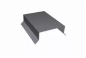 Парапетная крышка прямая 100мм 0,45 Drap TX RAL 7004 сигнальный серый (2м) – Купить оптом и в розницу