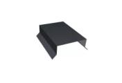 Парапетная крышка прямая 100мм 0,5 Satin с пленкой RAL 7024 мокрый асфальт (2,5м) – Купить оптом и в розницу