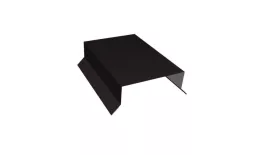 Парапетная крышка прямая 100мм 0,5 Satin Matt RAL 9005 черный (2м). Цена: 1.520 руб. Артикул: 35684