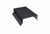 Парапетная крышка прямая 125мм 0,45 Drap TX RAL 7024 мокрый асфальт (2,5м) – Купить оптом и в розницу