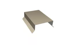 Парапетная крышка прямая 100мм 0,5 Satin с пленкой RAL 1015 светлая слоновая кость (2м). Цена: 1.298 руб. Артикул: 34853