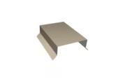 Парапетная крышка прямая 100мм 0,5 Satin с пленкой RAL 1015 светлая слоновая кость (2,5м) – Купить оптом и в розницу