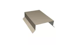 Парапетная крышка прямая 125мм 0,5 Satin с пленкой RAL 1015 светлая слоновая кость (2м). Цена: 1.298 руб. Артикул: 35041