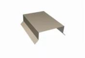 Парапетная крышка прямая 125мм 0,5 Satin с пленкой RAL 1015 светлая слоновая кость (3м) – Купить оптом и в розницу