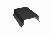 Парапетная крышка прямая 125мм 0,5 Satin с пленкой RAL 7016 антрацитово-серый (3м) – Купить оптом и в розницу