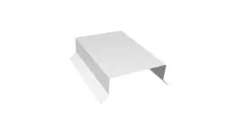 Парапетная крышка прямая 125мм 0,5 Satin с пленкой RAL 9003 сигнальный белый (2м). Цена: 1.298 руб. Артикул: 35873
