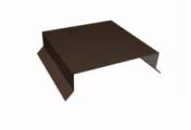 Парапетная крышка прямая 150мм 0,5 Satin Matt TX RAL 8017 шоколад (3м) – Купить оптом и в розницу