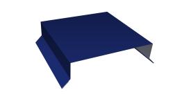 Парапетная крышка прямая 150мм 0,45 PE с пленкой RAL 5002 ультрамариново-синий (2м). Цена: 1.297 руб. Артикул: 35101