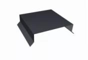 Парапетная крышка прямая 150мм 0,5 Satin Matt TX RAL 7024 мокрый асфальт (2,5м) – Купить оптом и в розницу
