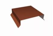 Парапетная крышка прямая 150мм 0,45 PE с пленкой RAL 8004 терракота (2,5м) – Купить оптом и в розницу