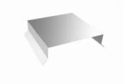 Парапетная крышка прямая 390мм 0,5 Zn (2м) – Купить оптом и в розницу