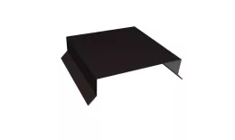 Парапетная крышка прямая 150мм 0,5 Satin Matt RAL 9005 черный (2м). Цена: 1.890 руб. Артикул: 35946