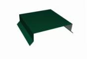 Парапетная крышка прямая 150мм 0,5 Satin с пленкой RAL 6005 зеленый мох (2м) – Купить оптом и в розницу