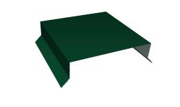 Парапетная крышка прямая 100мм 0,5 Satin Matt RAL 6005 зеленый мох (2м). Цена: 1.520 руб. Артикул: 34841