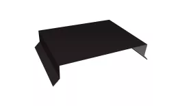 Парапетная крышка прямая 200мм 0,5 Satin Matt TX RAL 9005 черный (3м). Цена: 3.759 руб. Артикул: 36067