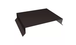 Парапетная крышка прямая 250мм 0,5 Satin Matt TX RR 32 темно-коричневый (3м). Цена: 3.759 руб. Артикул: 36204