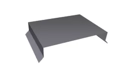 Парапетная крышка прямая 200мм 0,5 Satin с пленкой RAL 7004 сигнальный серый (2м). Цена: 2.138 руб. Артикул: 36075