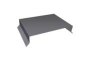 Парапетная крышка прямая 200мм 0,5 Satin с пленкой RAL 7004 сигнальный серый (2м) – Купить оптом и в розницу