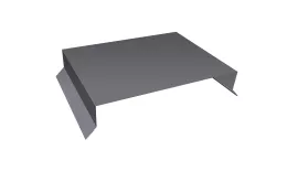 Парапетная крышка прямая 200мм 0,5 Satin с пленкой RAL 7004 сигнальный серый (3м). Цена: 3.206 руб. Артикул: 36076