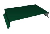 Парапетная крышка прямая 250мм 0,45 Drap RAL 6005 зеленый мох (2,5м) – Купить оптом и в розницу