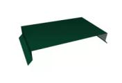 Парапетная крышка прямая 250мм 0,5 PurLite Matt RAL 6005 зеленый мох (2м) – Купить оптом и в розницу