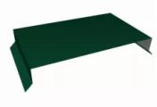 Парапетная крышка прямая 250мм 0,5 PurLite Matt RAL 6005 зеленый мох (3м) – Купить оптом и в розницу