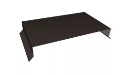 Парапетная крышка прямая 250мм 0,5 PurPro Matt 275 RR 32 темно-коричневый (2м). Цена: 3.317 руб. Артикул: 36604