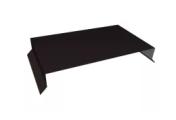 Парапетная крышка прямая 390мм 0,5 PurPro Matt 275 RAL 9005 черный (3м) – Купить оптом и в розницу