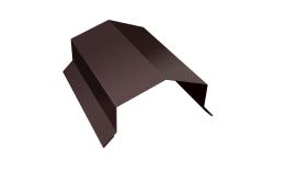 Парапетная крышка угольная 100мм 0,5 Velur X RAL 8017 шоколад (2м). Цена: 1.969 руб. Артикул: 33186