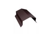 Парапетная крышка угольная 250мм 0,5 Satin Matt TX RAL 8017 шоколад (2м) – Купить оптом и в розницу