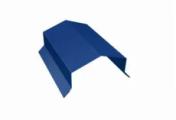 Парапетная крышка угольная 150мм 0,5 Satin с пленкой RAL 5005 сигнальный синий (2м) – Купить оптом и в розницу