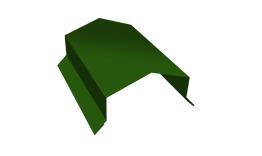 Парапетная крышка угольная 100мм 0,45 PE с пленкой RAL 6002 лиственно-зеленый (2,5м). Цена: 1.435 руб. Артикул: 33139