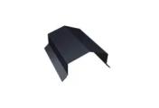 Парапетная крышка угольная 390мм 0,5 GreenCoat Pural BT, matt RR 33 черный (RAL 9004 сигнальный черный) (3м) – Купить оптом и в розницу