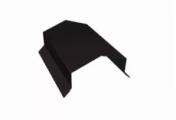 Парапетная крышка угольная 150мм 0,5 Satin Matt TX RAL 9005 черный (3м) – Купить оптом и в розницу