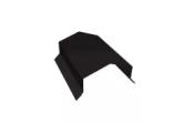 Парапетная крышка угольная 250мм 0,5 Satin Matt RAL 9005 черный (2,5м) – Купить оптом и в розницу