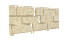 Фасадные (цокольные) панели Ю-Пласт Стоун Хаус Кирпич песочный. Цена: 690 руб. Артикул: U-plast035_1