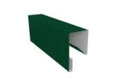 Планка П-образная заборная 17 0,45 Drap ST RAL 6005 зеленый мох (2,5м) – Купить оптом и в розницу