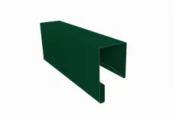 Планка П-образная заборная 17 0,45 PE-Double с пленкой RAL 6005 зеленый мох (3м) – Купить оптом и в розницу